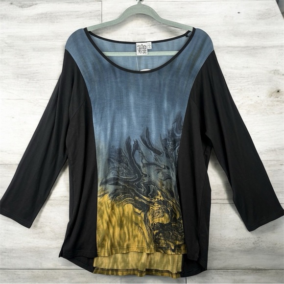 Parsley & Sage Tops - NWT Parsley & Sage Multicolor Long Sleeve Tunic Top Boho Hippie